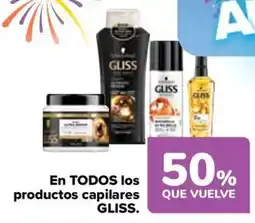 Carrefour GLISS En todos los productos capilares oferta