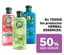Carrefour HERBAL ESSENCES En todos los productos oferta