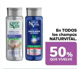 Carrefour NATURVITAL En todos los champús oferta