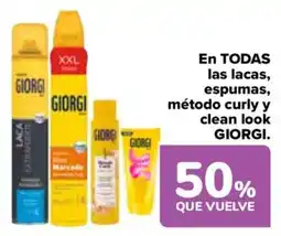 Carrefour GIORGI En todas las lacas, espumas, método curly y clean look oferta