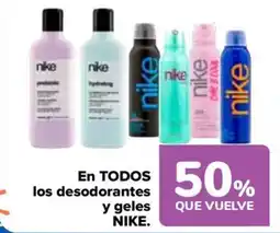 Carrefour NIKE En todos los desodorantes y geles oferta