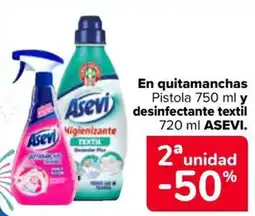 Carrefour ASEVI En quitamanchas Pistola desinfectante textil oferta