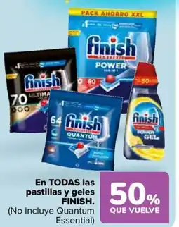 Carrefour FINISH En todas las pastillas y geles oferta