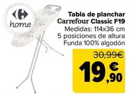 Carrefour Tabla de planchar Carrefour Classic F19 oferta