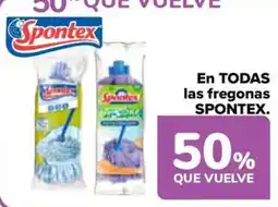 Carrefour SPONTEX En todas las fregonas oferta