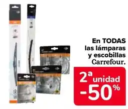 Carrefour En todas las lámparas y escobillas carrefour. oferta
