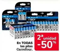 Carrefour En todas las pilas carrefour. oferta
