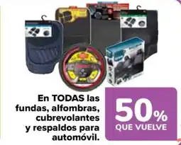 Carrefour En todas las fundas, alfombras, cubrevolantes y respaldos para automóvil. oferta