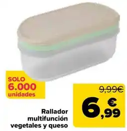 Carrefour Rallador multifunción vegetales y queso oferta
