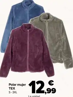Carrefour TEX Polar mujer oferta