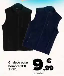 Carrefour TEX Chaleco polar hombre oferta
