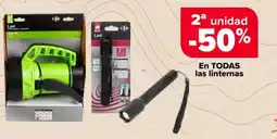 Carrefour En todas las linternas oferta