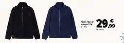 Carrefour TEX Polar interior sherpa oferta