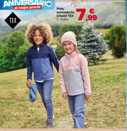 Carrefour TEX Polar semiabierto infantil oferta