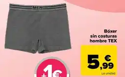 Carrefour TEX Bóxer sin costuras hombre oferta