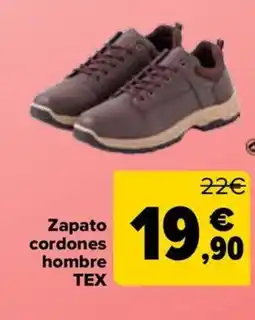 Carrefour TEX Zapato cordones hombre oferta