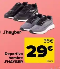 Carrefour J'HAYBER Deportivo hombre oferta