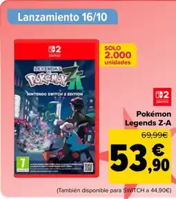 Carrefour NINTENDO SWITCH Pokémon Legends Z-A oferta