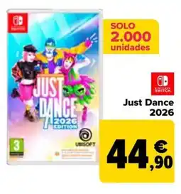 Carrefour NINTENDO SWITCH Just Dance 2026 oferta
