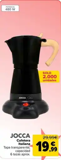 Carrefour JOCCA Cafetera Italiana oferta