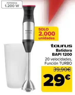 Carrefour TAURUS Batidora BAPI 1200 oferta