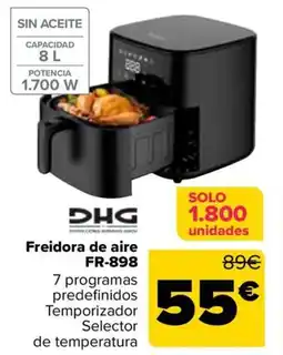 Carrefour DHG Freidora de aire FR-898 oferta