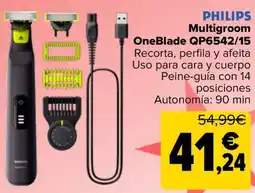 Carrefour PHILIPS Multigroom OneBlade QP6542/15 oferta