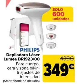 Carrefour PHILIPS Depiladora Láser Lumea BRI923/00 oferta