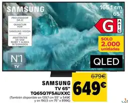 Carrefour SAMSUNG TV 65" TQ65Q7F5AUXXC oferta