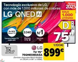 Carrefour LG TV 75" 75QNED80A6A oferta