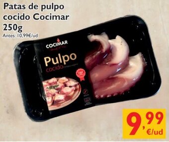 Cash Ecofamilia Patas de Pulpo Cocido Cocimar 250 g oferta