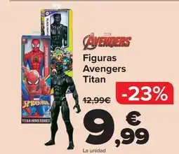 Carrefour AVENGERS Figuras Titan oferta