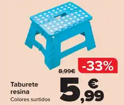 Carrefour Taburete resina oferta