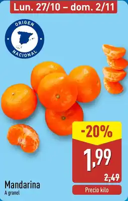 ALDI Mandarina oferta
