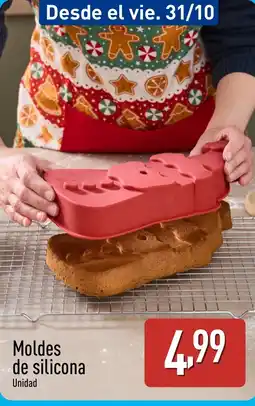 ALDI Moldes de silicona oferta