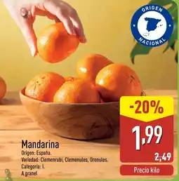 ALDI Mandarina oferta