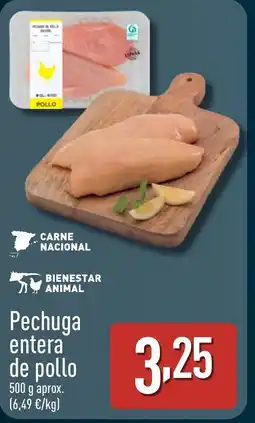 ALDI Pechuga entera de pollo oferta