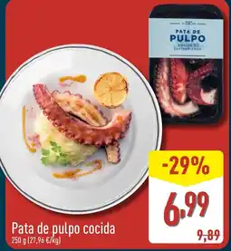 ALDI Pata de pulpo cocida oferta