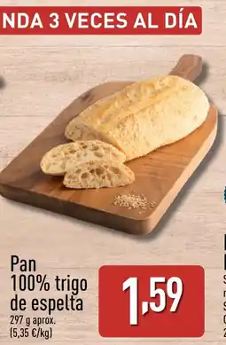 ALDI Pan 100% trigo de espelta oferta