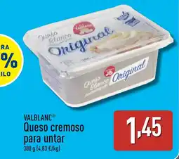 ALDI VALBLANC Queso cremosO para untar oferta