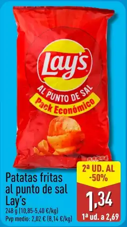 ALDI LAY'S Patatas fritas al punto de sal oferta