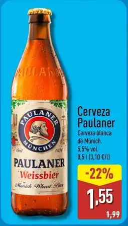 ALDI PAULANER Cerveza oferta