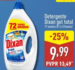 ALDI DIXAN Detergente gel total oferta