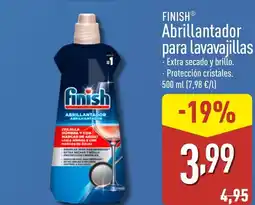 ALDI FINISH Abrillantador para lavavajillas oferta