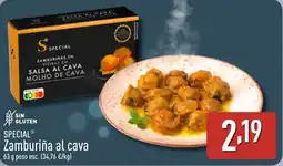 ALDI SPECIAL Zamburiña al cava oferta
