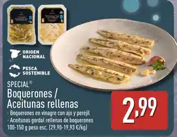 ALDI SPECIAL Boquerones/ Aceitunas rellenas oferta