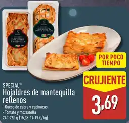 ALDI SPECIAL Hojaldres de mantequilla rellenos oferta