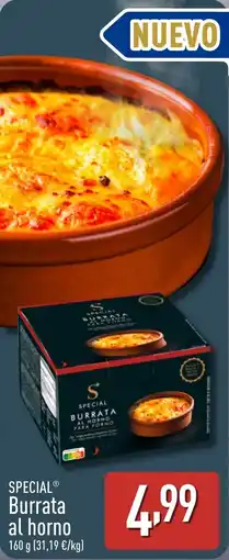 ALDI SPECIAL Burrata al horno oferta