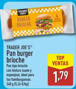 ALDI TRADER JOE'S Pan burger brioche oferta