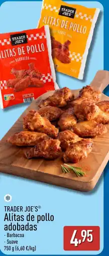 ALDI TRADER JOE'S Alitas de pollo adobadas oferta